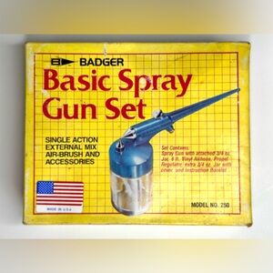 Badger Basic Spray Gun Set NIB